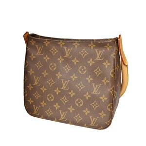 Louis Vuitton Looping One Shoulder Bag Monogram Canvas Brown